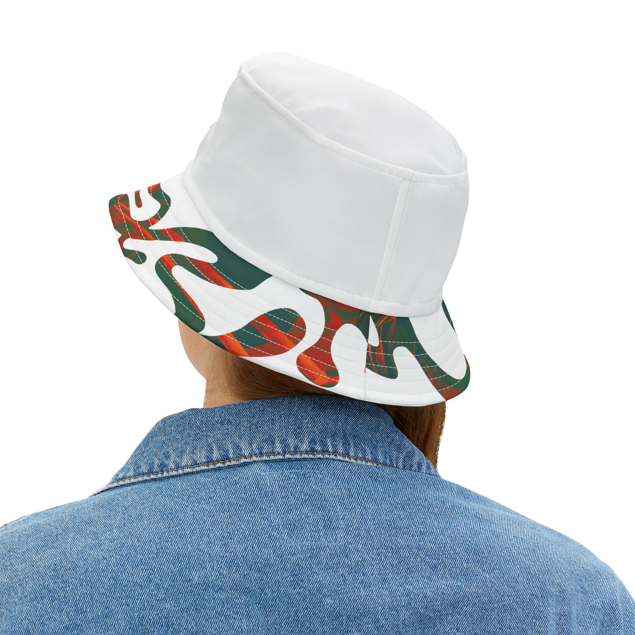 Trendy Bucket Hat with AOP Design