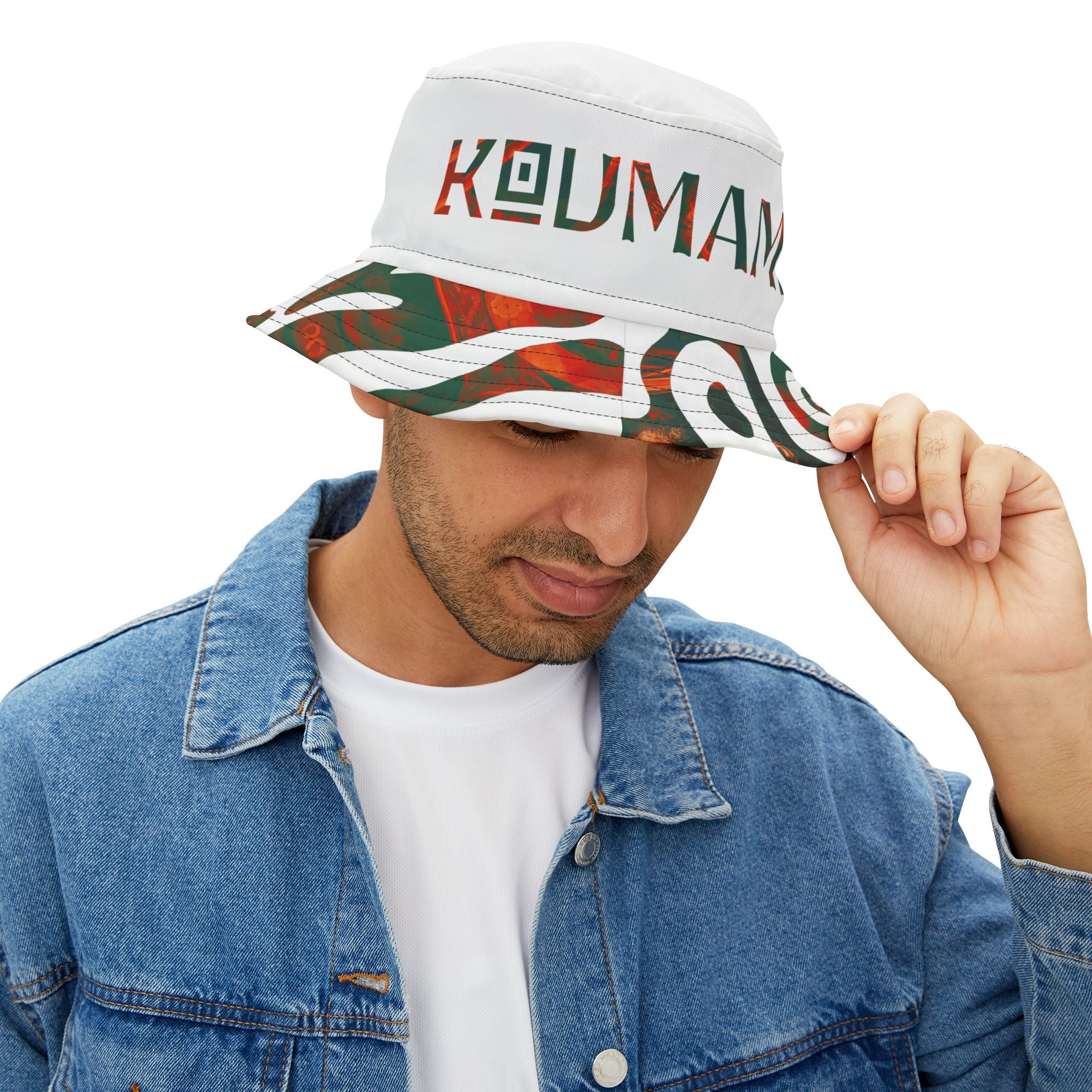 Trendy Bucket Hat with AOP Design