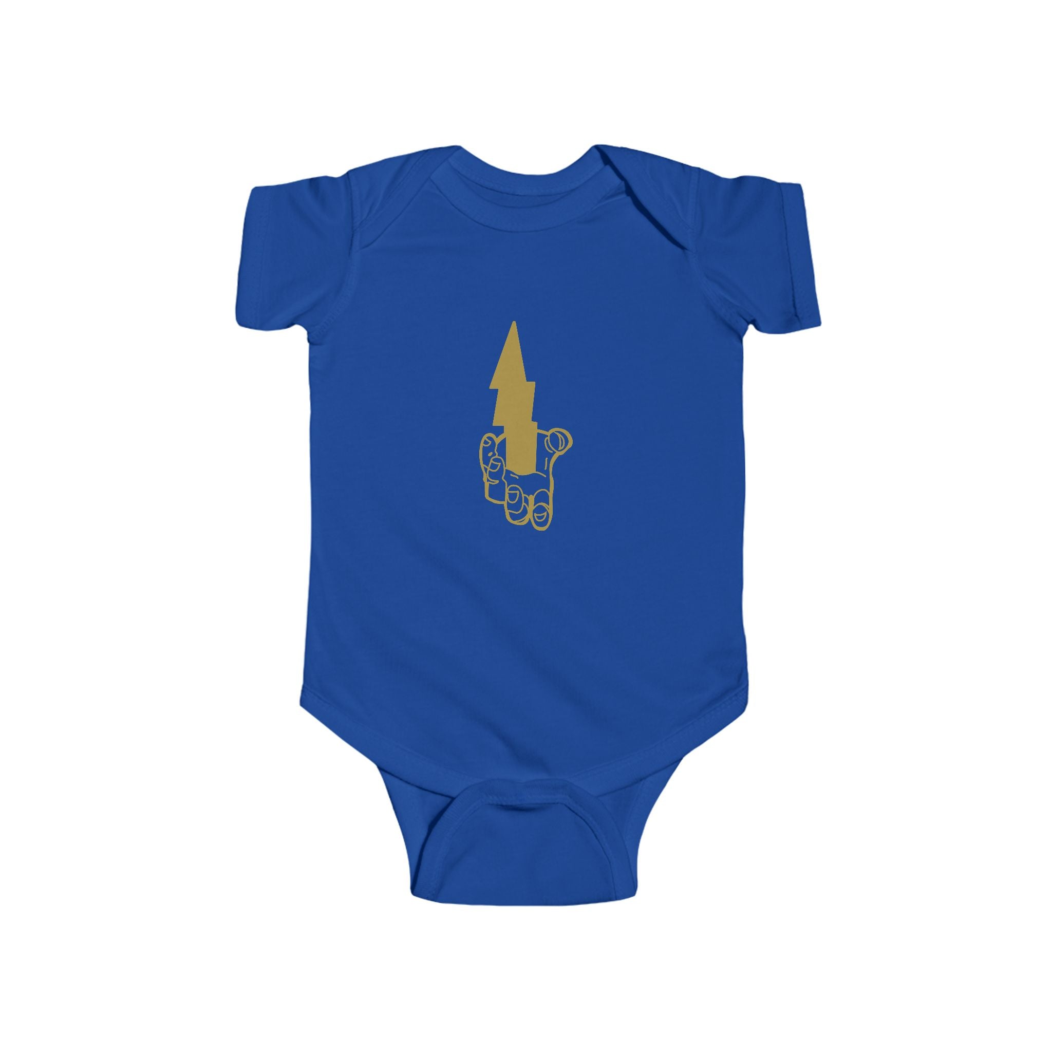 Gold Lightning Baby Bodysuit